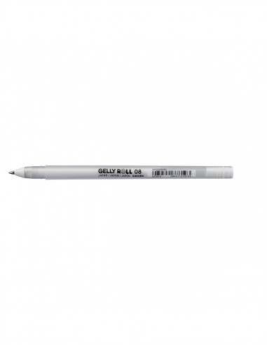 Gelly Roll Basic Blanc Stylo gel 08