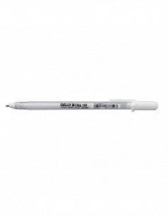 Gelly Roll Basic Blanc Stylo gel 08 2