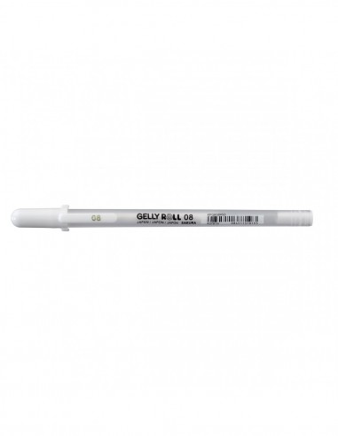 Gelly Roll Basic Blanc Stylo gel 08