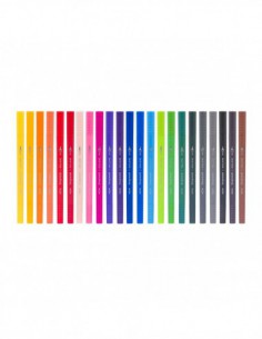 Creatives Stylo - feutre Brush pen set 24 couleurs 2