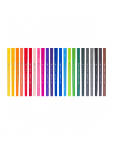 Creatives Stylo - feutre Brush pen set 24 couleurs - coloriage & calligraphie
