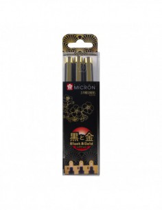 Pigma Black & Gold Edition - Set 3