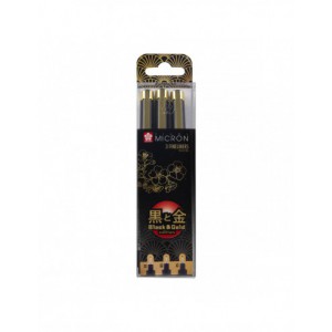 Pigma Black & Gold Edition - Set 3