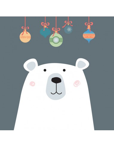 ASSORTIMENT DE 60 PAPIERS DÉCORÉS 30X30 - 170 gr/m² - ARTEMIO - BEARY CHRISTMAS