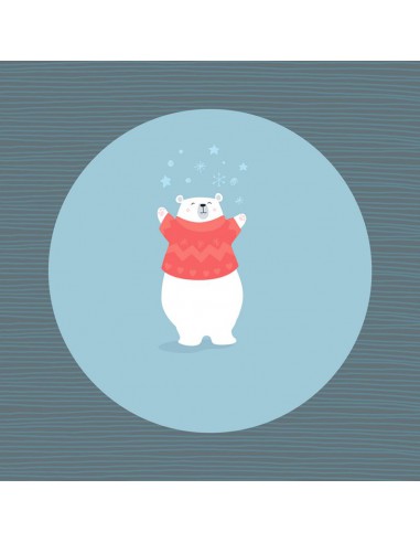 ASSORTIMENT DE 60 PAPIERS DÉCORÉS 30X30 - 170 gr/m² - ARTEMIO - BEARY CHRISTMAS