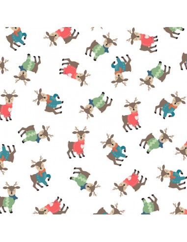 ASSORTIMENT DE 60 PAPIERS DÉCORÉS 30X30 - 170 gr/m² - ARTEMIO - BEARY CHRISTMAS