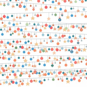 ASSORTIMENT DE 60 PAPIERS DÉCORÉS 30X30 - 170 gr/m² - ARTEMIO - BEARY CHRISTMAS