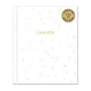 Livre d'or Color Chic - Grand modèle Blanc