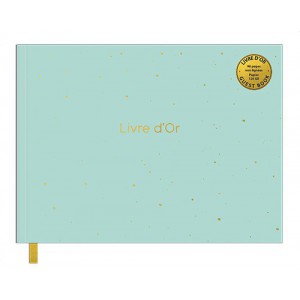 Livre d'or Color Chic - Petit modèle Vert d'eau