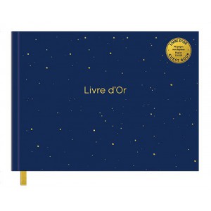 Livre d'or Color Chic - Petit modèle Bleu