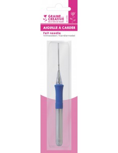 AIGUILLE LAINE A CARDER 135x15mm