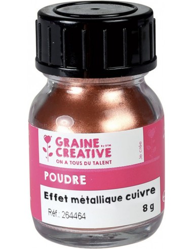 POUDRE EFFET METALLIQUE CUIVRE 8g