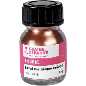 POUDRE EFFET METALLIQUE CUIVRE 8g