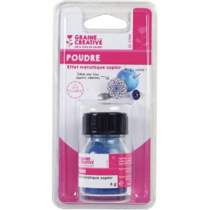 POUDRE EFFET METALLIQUE SAPHIR 6g
