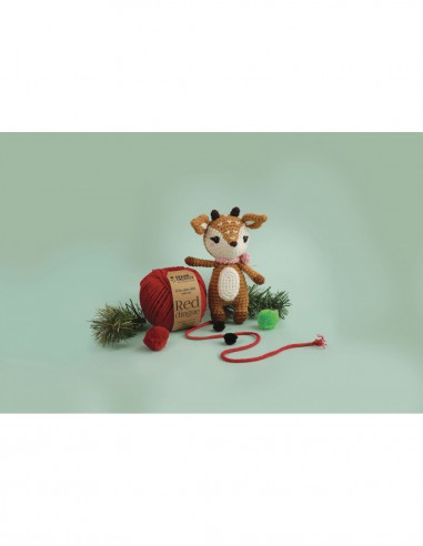 1 PELOTE DE COTON CABLE ROUGE 2,5 mm - 200 G - 80 m