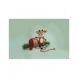 1 PELOTE DE COTON CABLE ROUGE 2,5 mm - 200 G - 80 m