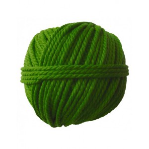 1 PELOTE 165G COTON CABLE VERT 2.5MM (50 m env)