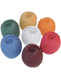 1 PELOTE 165G COTON CABLE VERT 2.5MM (50 m env) 2