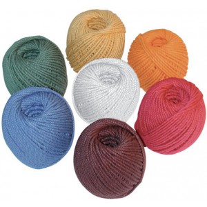 1 PELOTE 165G COTON CABLE VERT 2.5MM (50 m env)