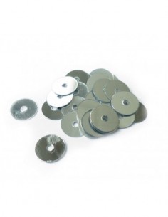 SACHET 30GRS SEQUINS 6MM ARGENTES 2