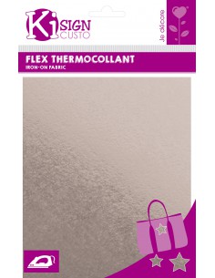 FLEX THERMOCOLLANT METAL ARGENT - 15X20CM