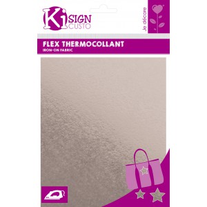 FLEX THERMOCOLLANT METAL ARGENT - 15X20CM