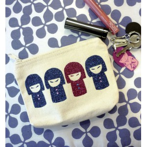 FLEX THERMOCOLLANT BLEU MARINE PAILLETTE 15X20CM