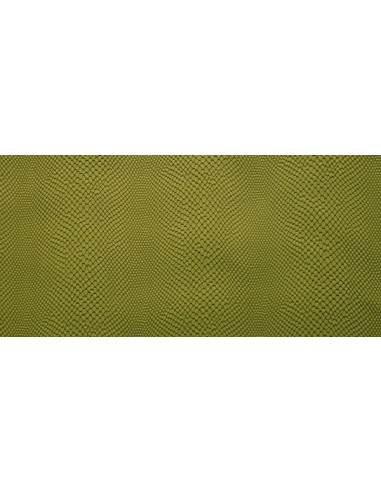 Simili cuir IGUANE PISTACHE 66x45cm rouleau