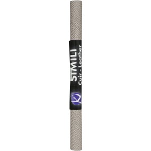 Simili cuir CAÏMAN GRIS 66x45cm rouleau