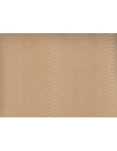 Simili cuir CAÏMAN BEIGE 66x45cm rouleau