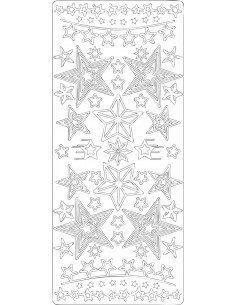 PEEL OFF'S ETOILES OR 105x232mm 2