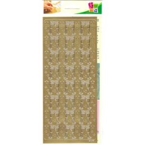 PEEL OFF'S CHAMPAGNE OR 105x232mm