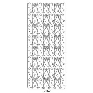 PEEL OFF'S CHAMPAGNE OR 105x232mm