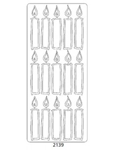 PEEL OFF'S GRANDE BOUGIE OR 105x232mm 2