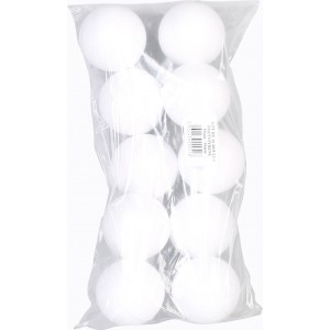 SAC DE 10 BOULES Polystyrène - Diametre 5cm