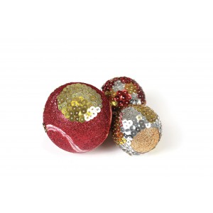 SAC DE 5 BOULES Polystyrène - Diametre 7cm
