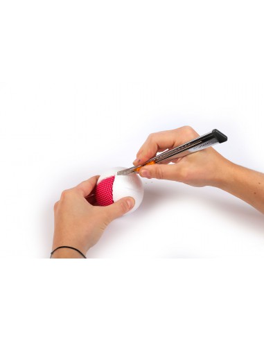 SAC DE 5 BOULES Polystyrène - Diametre 7cm