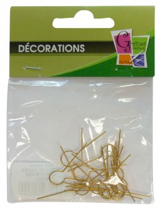 25 ATTACHES LAITON POUR POLYSTYRENE 30mm 2