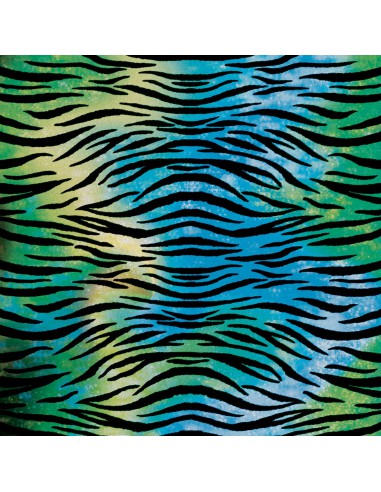 SET DE 4 FEUILLES 'CRICUT' INFUSIBLE INK AVEC MOTIFS ANIMAUX AUX COULEURS VIVES LEOPARD BLEU