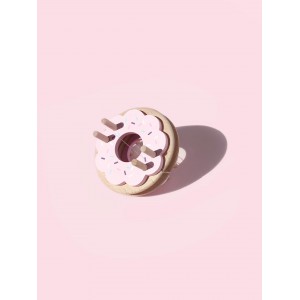 Donut Pom Maker - Outil pour créer des pompons - strawberry (rose)