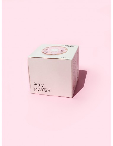 Donut Pom Maker - Outil pour créer des pompons - strawberry (rose)
