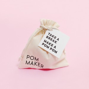 Donut Pom Maker - Outil pour créer des pompons - strawberry (rose)