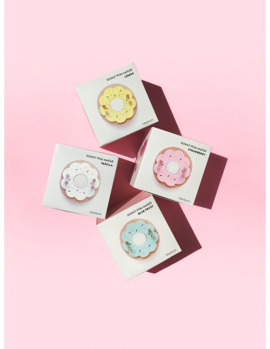 Donut Pom Maker - Outil pour créer des pompons - strawberry (rose)