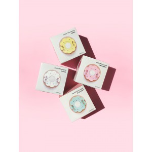Donut Pom Maker - Outil pour créer des pompons - strawberry (rose)