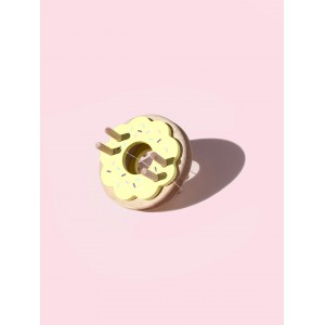 Donut Pom Maker - Outil pour créer des pompons - lemon ( jaune)