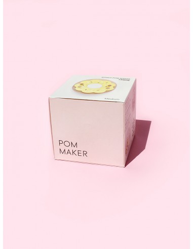 Donut Pom Maker - Outil pour créer des pompons - lemon ( jaune)