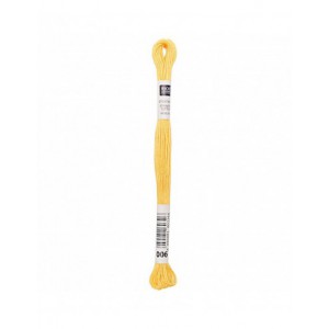 Fil à broder Rico Design 100% coton égyptien 8m - MOULINE CITRON 03 - N°006