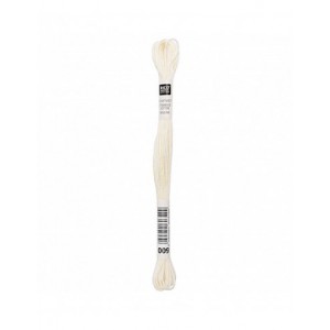 Fil à broder Rico Design 100% coton égyptien 8m - MOULINE JAUNE CLAIR 01 - N°009