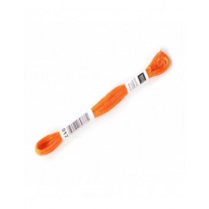 Fil à broder Rico Design 100% coton égyptien 8m - MOULINE ORANGE 04 - N°017
