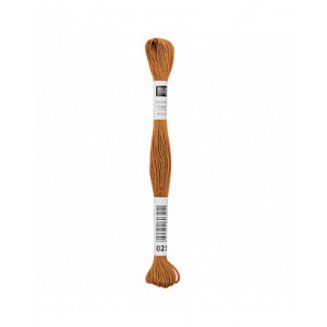 Fil à broder Rico Design 100% coton égyptien 8m - MOULINE DORE 04 - N°021
